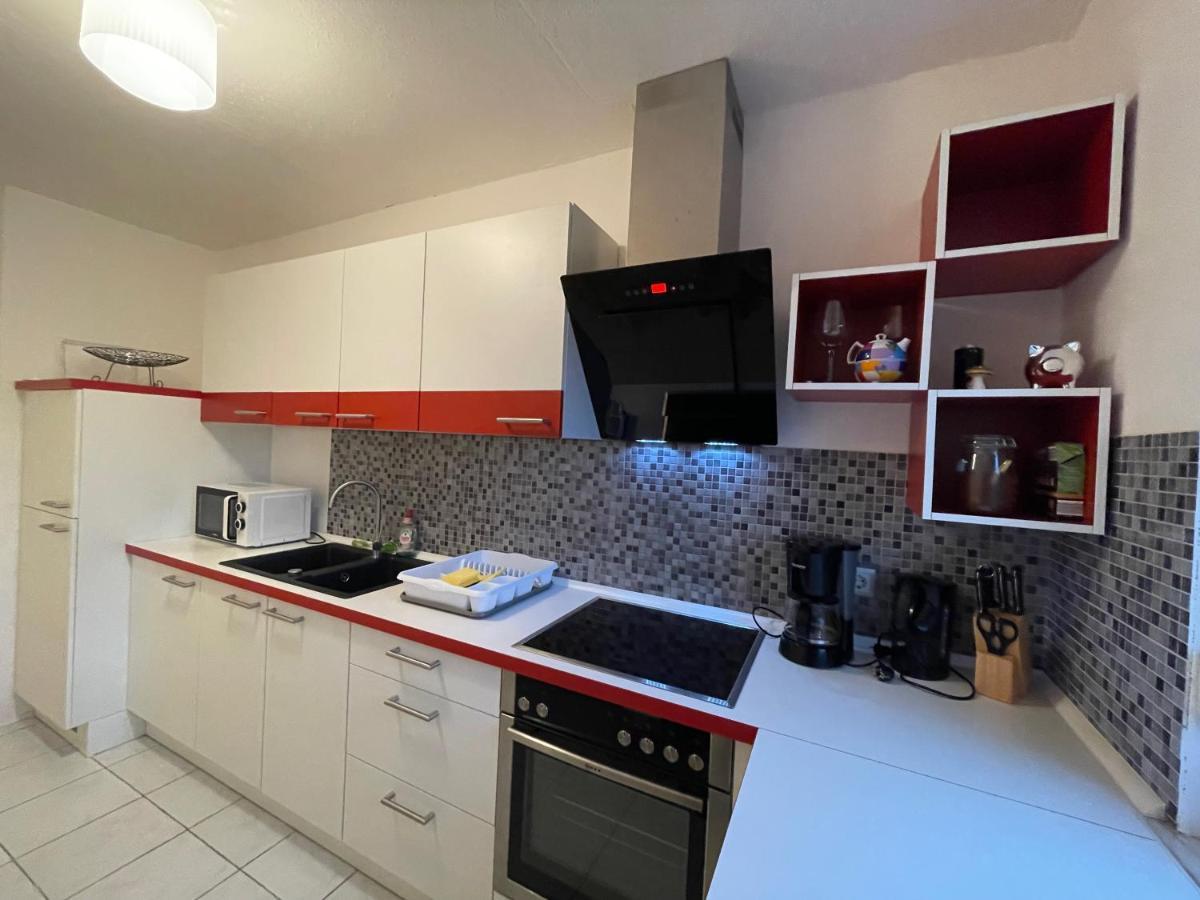 Ferienwohnung Balkonblick Am Hirschberg ザンクト・ヴェンデル エクステリア 写真
