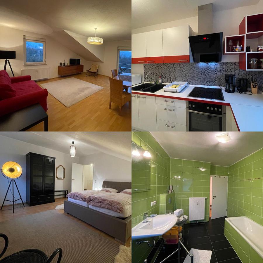Ferienwohnung Balkonblick Am Hirschberg ザンクト・ヴェンデル エクステリア 写真